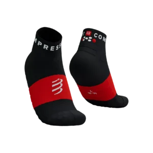 Compressport ULTRA TRAIL LOW Κάλτσες BLACK/RED