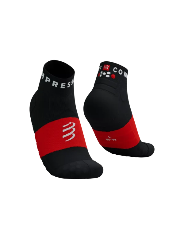 Compressport ULTRA TRAIL LOW Κάλτσες BLACK/RED