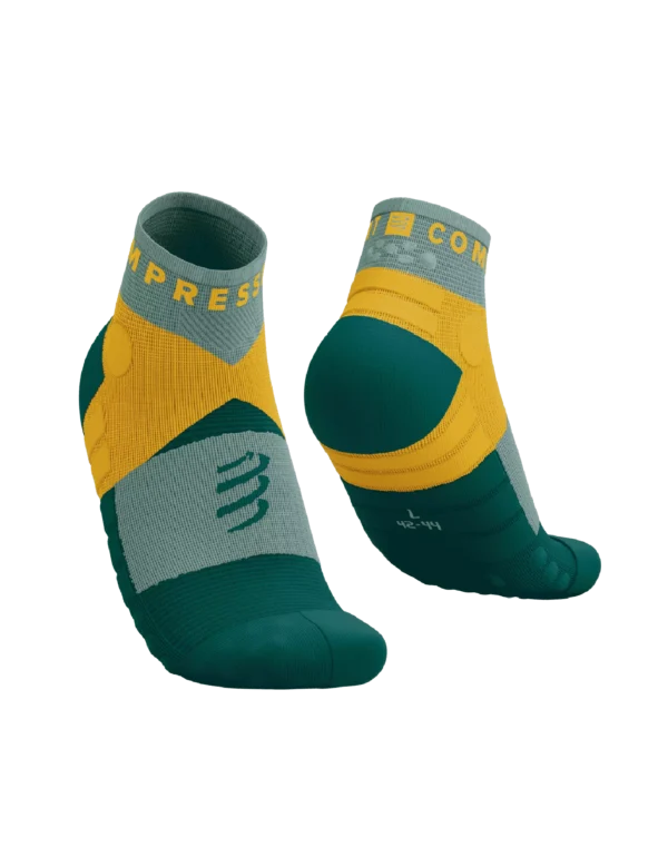 Compressport ULTRA TRAIL LOW Κάλτσες SLATE GREY / SAFRAN