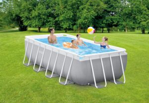 INTEX Παραλληλόγραμμη Πισίνα με Σκελετό Prism Set 400x200x122cm 26790