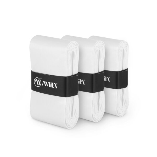 AMILA Ταινία Λαβής Ρακετών AMILA Overgrip Άσπρο 3 Τεμ 45792