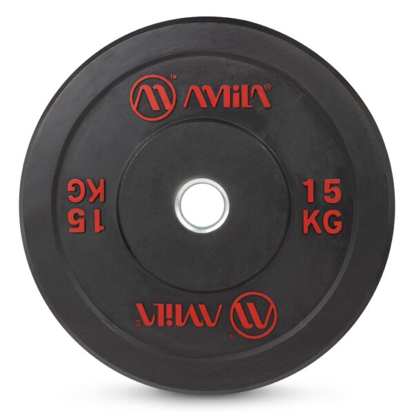 AMILA Δίσκος AMILA Black R Bumper Slim 50mm 15Kg 84833