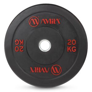 AMILA Δίσκος AMILA Black R Bumper Slim 50mm 20Kg 84834