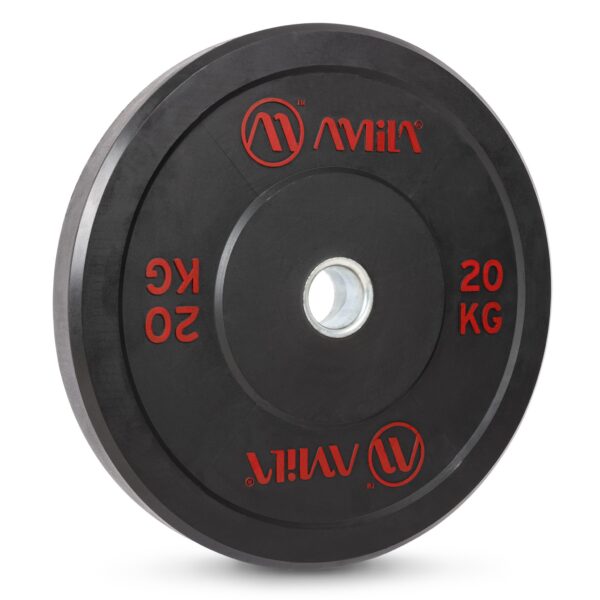 AMILA Δίσκος AMILA Black R Bumper Slim 50mm 20Kg 84834 - Image 2