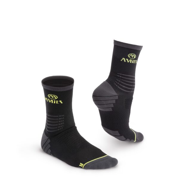 AMILA Κάλτσες Training AMILA Performance Μαύρες 43-46 99899