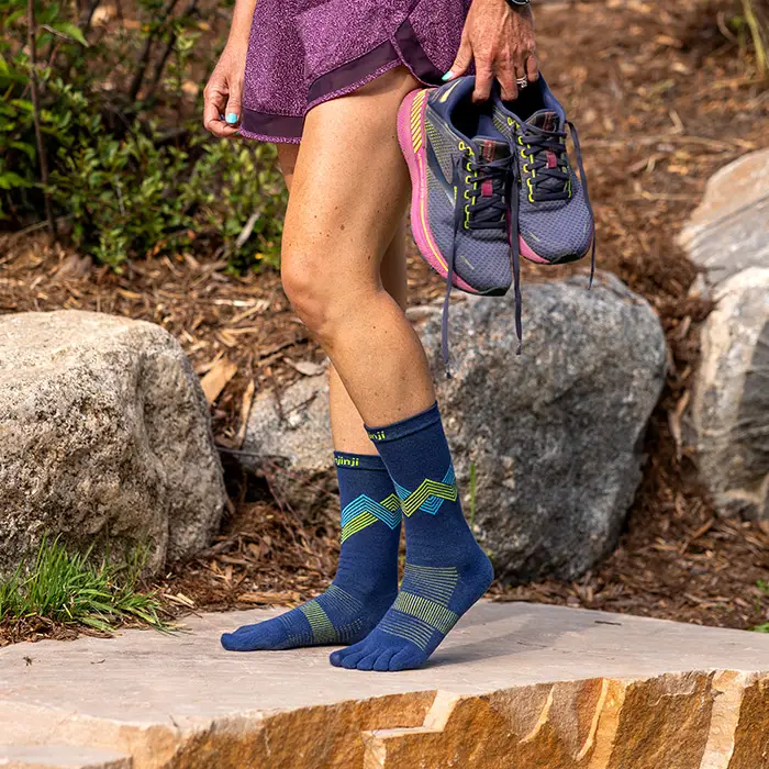 Injinji Socks RUN LIGHTWEIGHT CREW GLOW - Image 3