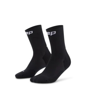 CEP run socks, mid cut, 5.0, men black