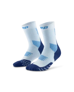 CEP run socks, mid cut, 5.0, women ice/blue