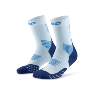 CEP run socks, mid cut, 5.0, women ice/blue