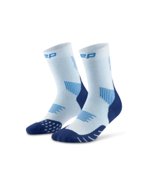 CEP run socks, mid cut, 5.0, women ice/blue