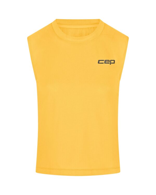 CEP run shirt, sleeveless, women marigold - Image 3