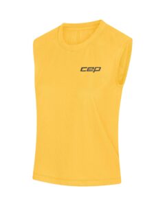 CEP run shirt, sleeveless, women marigold