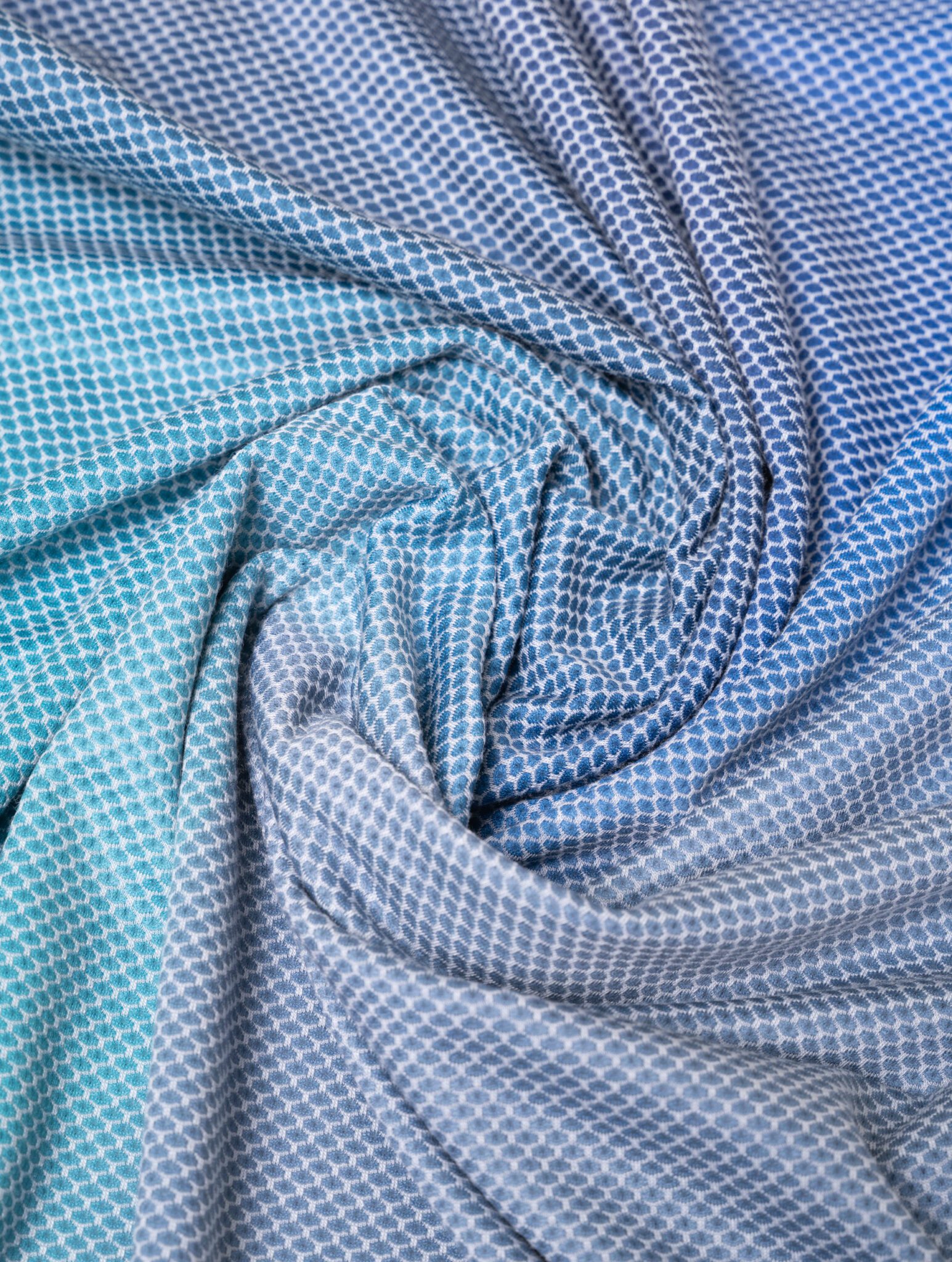 Ronhill Men's Tech Golden Hour Tee Rh-01387 DarkNavy/Laguna Merge - Image 7