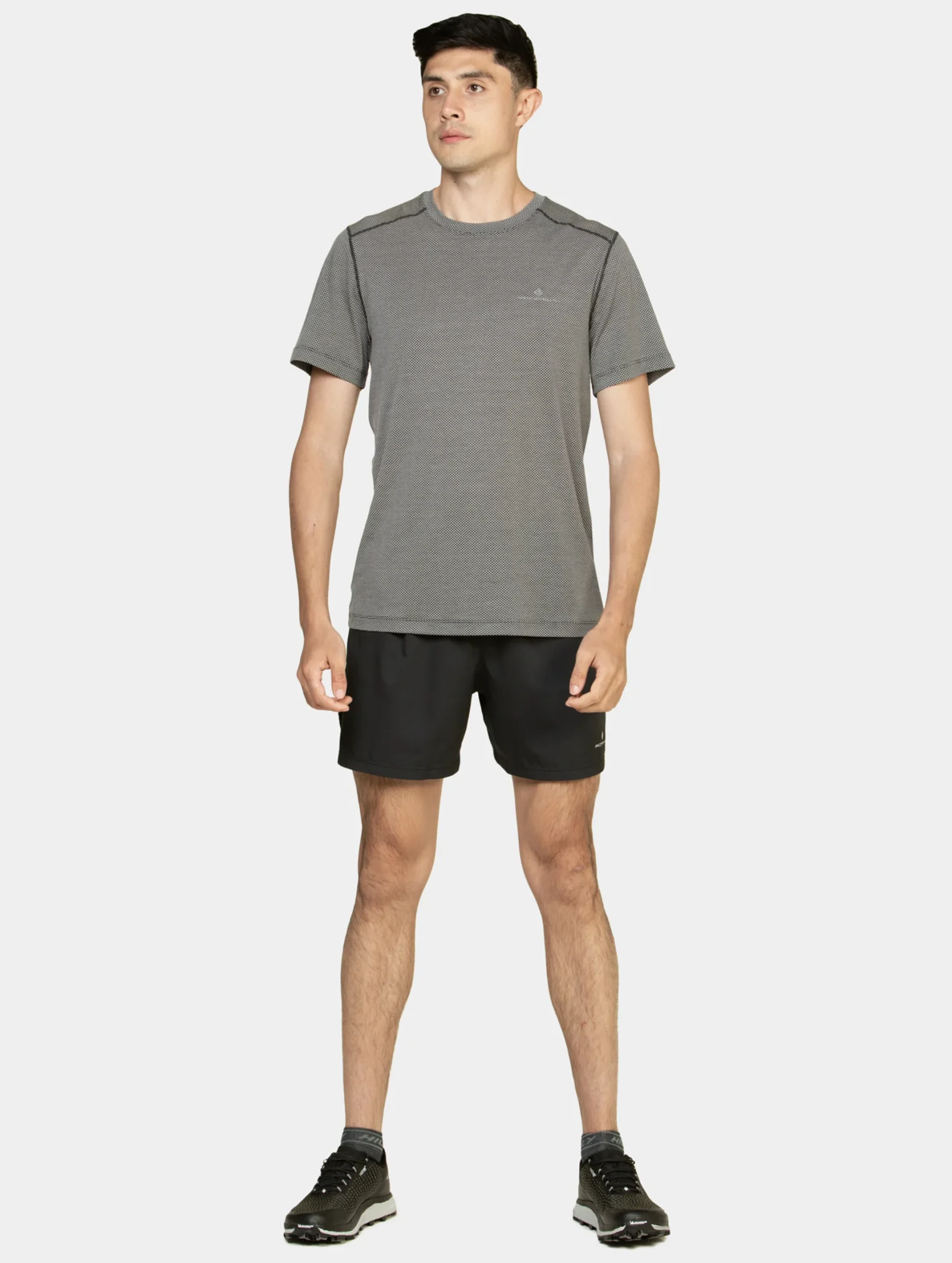 Ronhill Men's Tech Golden Hour Tee Rh-01402 Black Matrix - Image 5