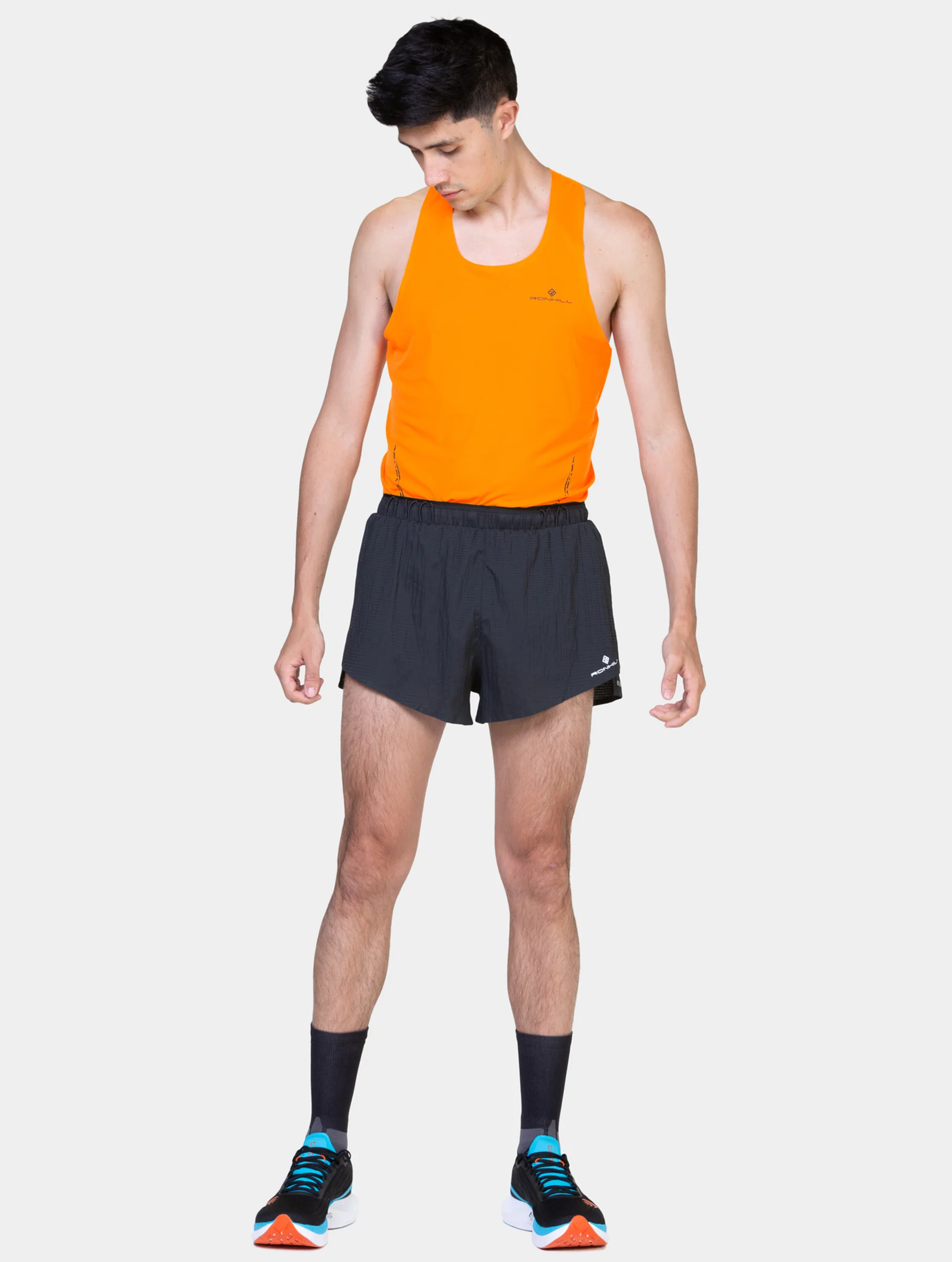 Ronhill Men's Tech Race Vest Rh-01285 Tangelo/Artemis - Image 4