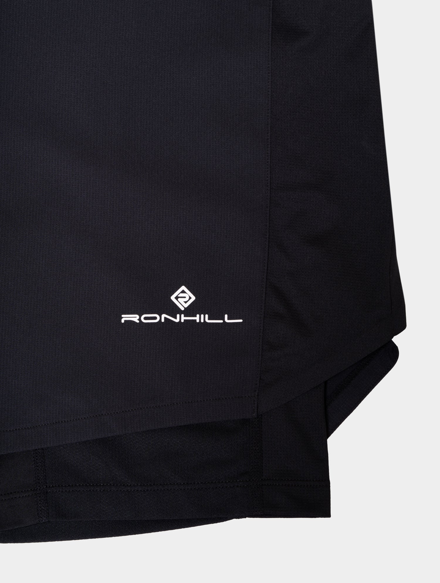 Ronhill Ανδρικό Σορτσάκι Tech 7" Twin Short R009 All Black - Image 6