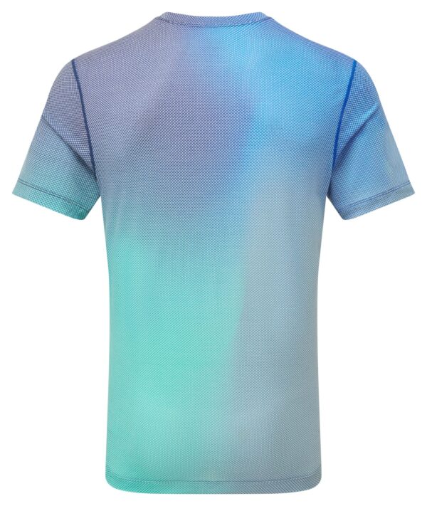 Ronhill Men's Tech Golden Hour Tee Rh-01387 DarkNavy/Laguna Merge - Image 2