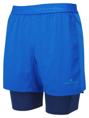 Ronhill Men's Tech 5" Twin Short Rh-01281 Seafaring/Dark Navy