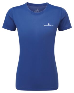Ronhill Wmn's Core S/S Tee Rh-01392 Tidal/Bright White