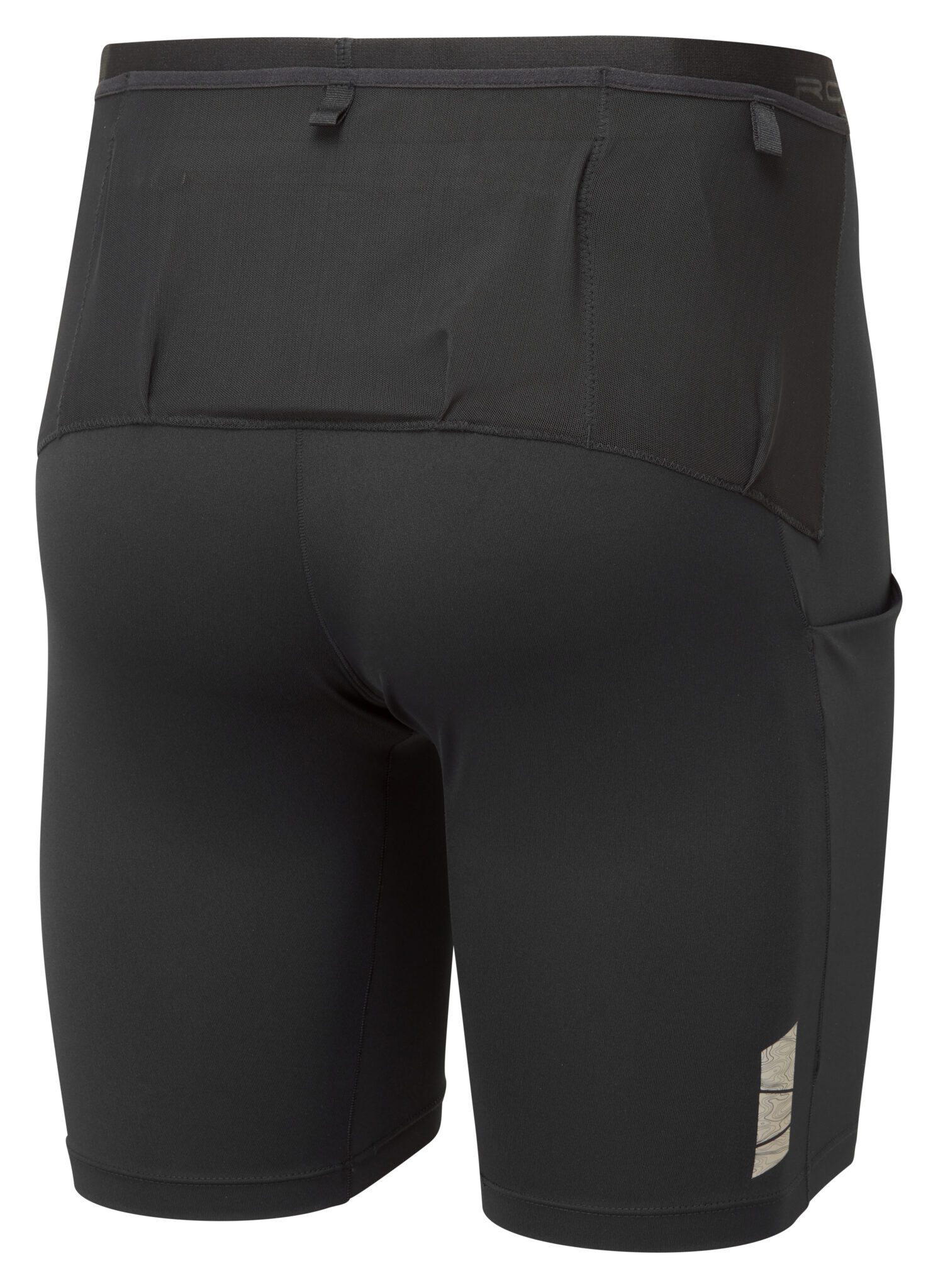 Ronhill Men's Tech All-Terrain 8" Stretch Short R009 All Black - Image 4
