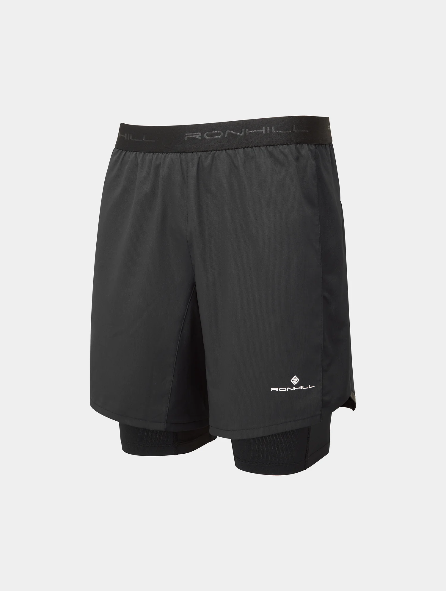 Ronhill Ανδρικό Σορτσάκι Tech 7" Twin Short R009 All Black