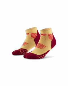 CEP run socks, low cut, 5.0, women marigold/burgundy