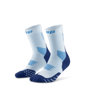 CEP run socks, mid cut, 5.0, men ice/blue