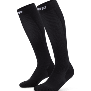 CEP Core Run Socks, tall, 5.0, Γυναικείες Κάλτσες Συμπίεσης Μαύρες