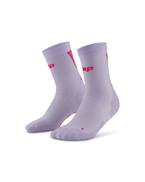 CEP run ultralight Γυναικείες Κάλτσες, mid cut, 4.0, women lilac/pink