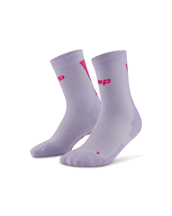 CEP run ultralight Γυναικείες Κάλτσες, mid cut, 4.0, women lilac/pink