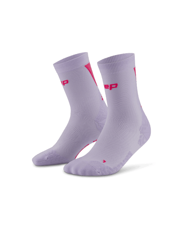 CEP run ultralight Γυναικείες Κάλτσες, mid cut, 4.0, women lilac/pink