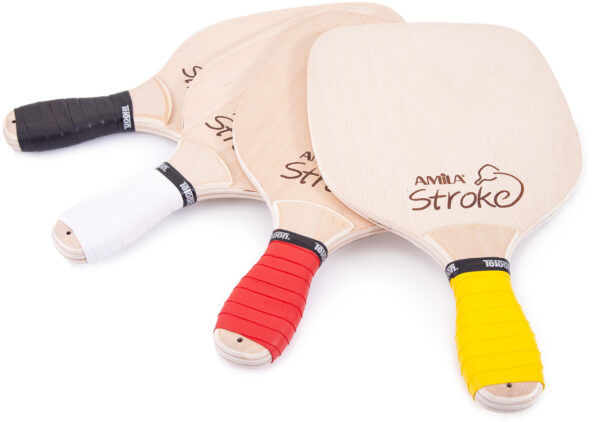 AMILA Ρακέτα Παραλίας AMILA Stroke 12mm 400gr Κόκκινο Grip 42285 - Image 3