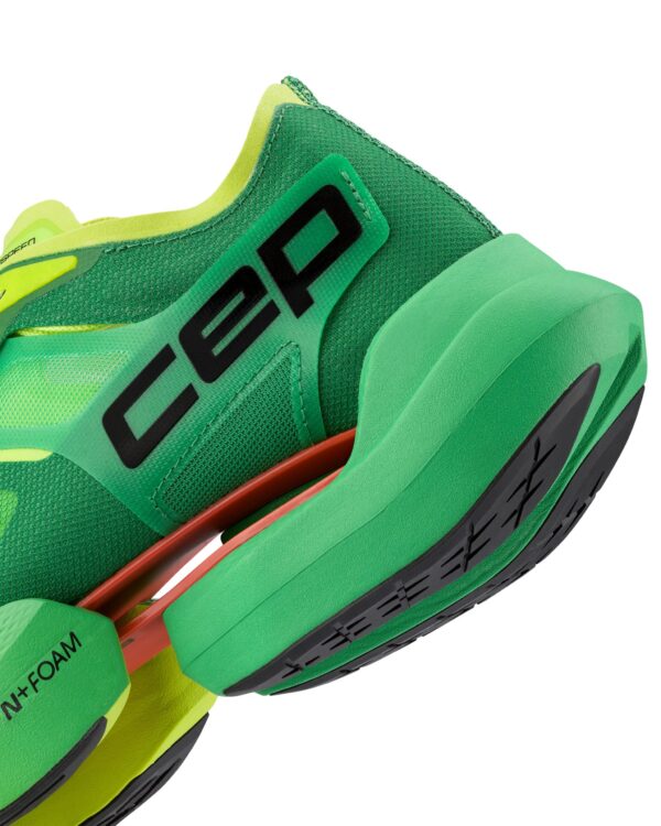 CEP pro run omnispeed bowtech shoes, green/lime fade, men - Image 4