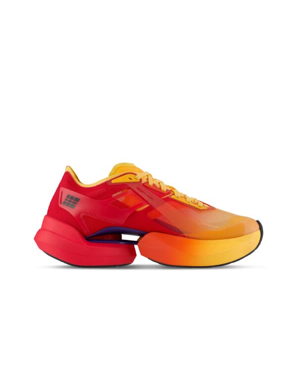 CEP pro run omnispeed bowtech shoes, red/marigold fade, men - Image 2