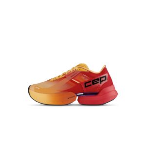 CEP pro run omnispeed bowtech shoes, red/marigold fade, women