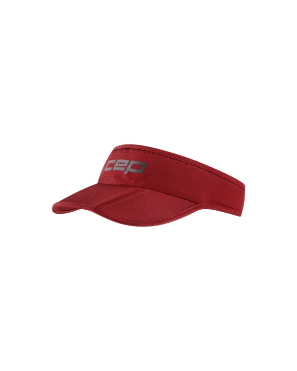 CEP run foldable visor, unisex burgundy OS - Image 6