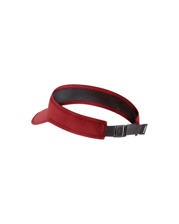 CEP run foldable visor, unisex burgundy OS - Image 4