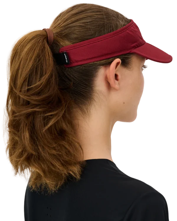 CEP run foldable visor, unisex burgundy OS - Image 3