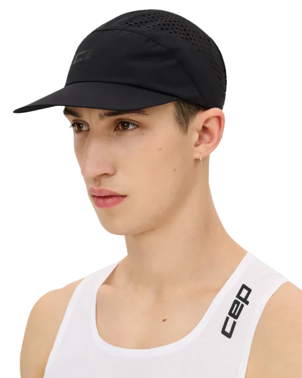 CEP pro run ultralight cap, unisex black OS - Image 2