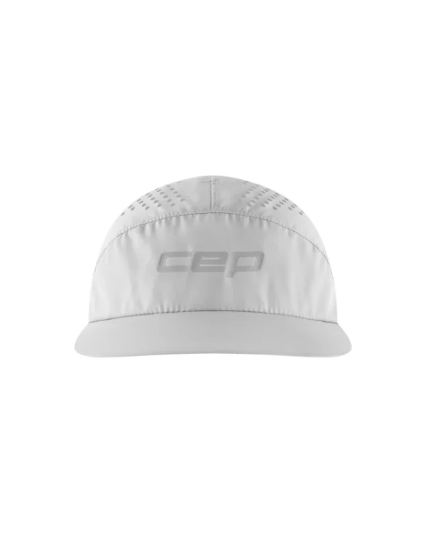 CEP pro run ultralight cap, unisex light grey OS - Image 4