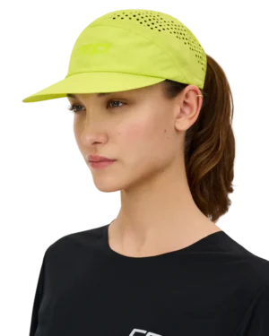CEP pro run ultralight cap, unisex lime OS