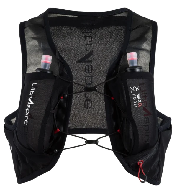 ULTRASPIRE Γιλέκο Τρεξίματος STEALTH BLACK + 2X 300 ml Μαλακό Φλακσί