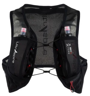 ULTRASPIRE STEALTH BLACK + W/2X 300 ml Μαλακό Φλακσί - Σακίδιο για τρέξιμο Βουνό