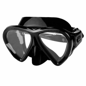 SPOKEY TENH   swimming mask  snorkling  black black ADULT