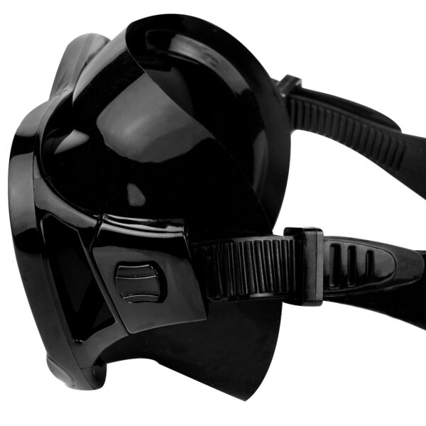 SPOKEY TENH   swimming mask  snorkling  black black ADULT - Image 3