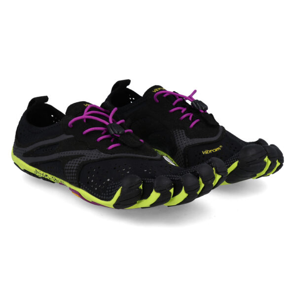 VIBRAM V-RUN  BLACK/YELLOW/PURPLE - Image 4