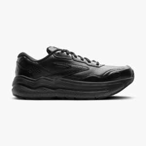 Brooks Mens GHOST MAX LEATHER Black/Black