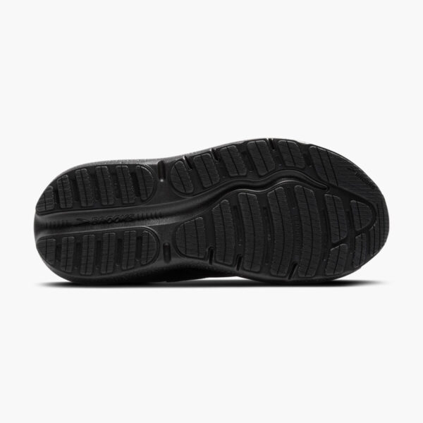 Brooks Mens GHOST MAX LEATHER Black/Black - Image 6