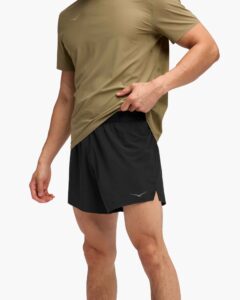 HOKA Ανδρικό Σορτσάκι Glide 5'' Short w/Brief Μαύρο