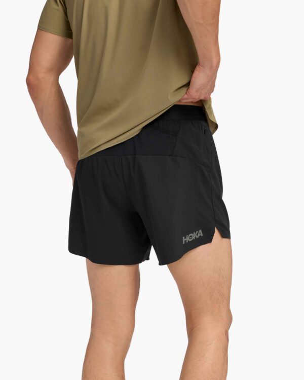 HOKA Ανδρικό Σορτσάκι Glide 5'' Short w/Brief Μαύρο - Image 3